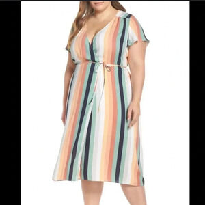 Leith striped dress‎ size XS